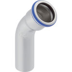 Curva 45° hembra - macho, referencia 30701 de Geberit d12